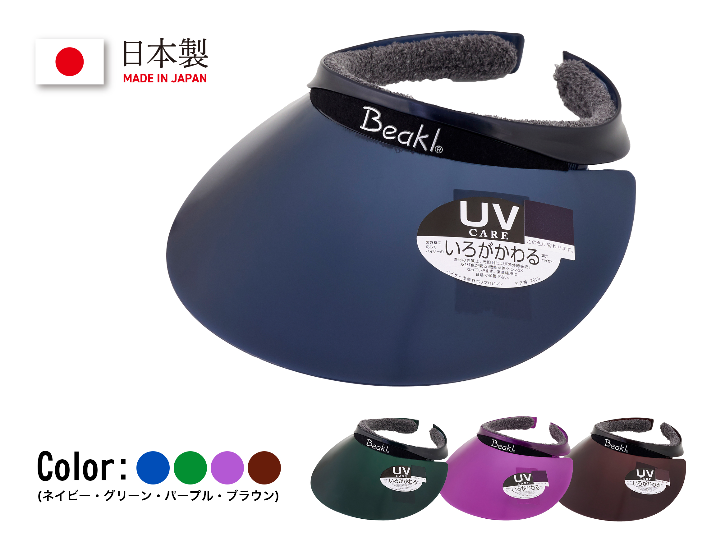 Beakl UVカットバイザー